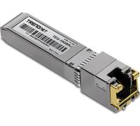 TRENDnet Module SFP+ en cuivre RJ-45 10 G, convertit Un Emplacement SFP+ Standard en Un Port RJ-45 Multi-Gigabit, connecte des appareils jusqu'à 30 m, branchable à Chaud, argenté, TEG-10GBRJ