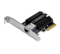 TRENDnet Adaptateur réseau PCIe TEG-10GECTX – PCIe 2.0 x4, 10Gb Ethernet, profil bas, conforme TAA