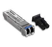 TRENDnet SFP Lot de 4 modules LC monomode TEG-MGBS10/4, pour fibre monomode, distances jusqu'à 10 km, Gigabit SFP, prend en charge jusqu'à 1,25 Gbit/s, IEEE 802.3z Gigabit Ethernet, protection à vie