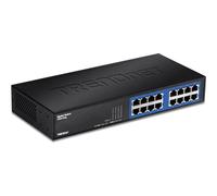 TRENDnet TEG S16Dg - Commutateur - 16 x 10/100/1000 - de bureau - Conformité TAA