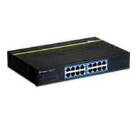 Trendnet Teg-S16Dg Switch 16 Ports Gigabit Greennet Compact Noir