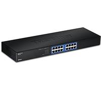 Trendnet TEG-S16G commutateur réseau Non-géré Noir