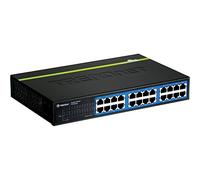 Trendnet TEG-S24DG commutateur réseau Non-géré Noir