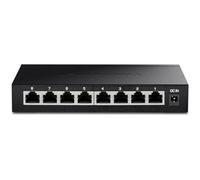 TRENDnet, TEG-S380, Commutateur de Jeu Non géré Multi-gigabit 8 Ports 2,5 Gbit/s, 8 Ports 2,5 GBASE-T, répartiteur Ethernet, Noir