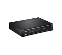 Trendnet TEG-S51SFP Commutateur Gigabit Ethernet Non-géré 4 RJ45 10/100/1000 + 1 SFP 10 Gbit/s QoS Boîtier Métal Montage Mural