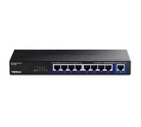 TRENDnet Commutateur 9 ports TEG-S591 – 8x2,5G + 1x10G, 60 Gbit/s, Protection à vie, Noir