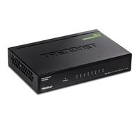 TRENDnet, TEG-S82G, Commutateur Ethernet GREENnet Gigabit 8 Ports, 8 Ports Gigabit Ethernet 10-100-1000 Mbit/s, répartiteur Ethernet, 16 Gbit/s, métal, Noir