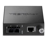 TRENDnet TFC-1000S20 - Convertisseur de média à fibre optique - 1GbE - 1000Base-LX, 1000Base-T - RJ-45 / mode unique SC - jusqu'à 20 km - 1300 nm - Conformité TAA G