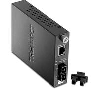 TRENDnet - Convertisseur Fibre SC Monomode 100Base-TX vers 100Base-FX Noir, TFC-110S15