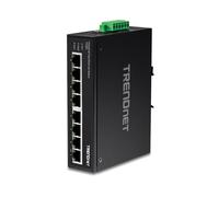 Trendnet TI-E80 - Commutateur Non-Géré 8 Ports Fast Ethernet (10/100) - 1.6 Gbps, 1000 MAC, IP30, Alimentation Redondante 12-56V, Montage Mural/DIN