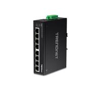 TRENDnet Commutateur industriel TI-E80 8 ports Fast Ethernet sur rail DIN IP50 1,6 Gbit/s