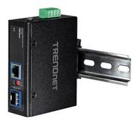 TRENDnet TI-F11SFP - Convertisseur de support - 1GbE - 10Base-T, 100Base-TX, 1000Base-T - RJ-45 / SFP (mini-GBIC) - Conformité TAA G