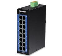 TI-G160I - Commutateur - Géré - 16 x 10/100/1000 - Montage sur rail DIN - Tension CC