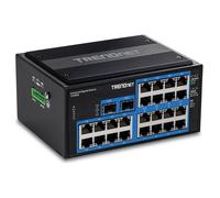 TRENDnet Commutateur industriel TI-G262 26 ports Gigabit (24x Ethernet + 2x SFP) Rail DIN