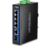 TRENDnet TI-G50611 Commutateur industriel pour rail DIN 6 ports 2,5G avec ports 10G