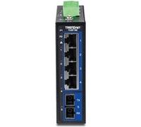 TI-G51SC - Version v1.0R - commutateur - industriel, avec port SC multimode - 4 x 10/100/1000 + 1 x Ethernet 1 GigabitEthernet - Montage sur rail