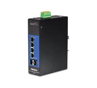 TI-G642I - Commutateur - Géré - 4 x 10/100/1000 + 2 x Gigabit SFP - Montage sur rail DIN - Tension CC - Conformité TAA