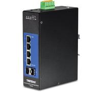 TI-G642I - Commutateur - Géré - 4 x 10/100/1000 + 2 x Gigabit SFP - Montage sur rail DIN - Tension CC - Conformité TAA