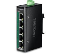 Trendnet TI-PELC50 commutateur réseau Non-géré Fast Ethernet (10/100) Connexion Ethernet, supportant l'alimentation via ce port (PoE) Noir