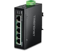 TRENDnet TI-PG50F - Industrial - commutateur - non géré - 5 x 10/100/1000 (PoE+) - Montage sur rail DIN, fixation murale - PoE+ (120 W) - Conformité TAA G