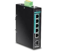 Trendnet TI-PG541 commutateur réseau Non-géré L2 Gigabit Ethernet (10/100/1000) Connexion Ethernet, supportant l'alimentation via ce port (PoE) Noir