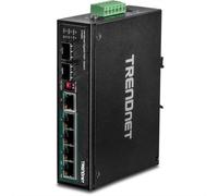 TrendNet TI-PG62 TRENDnet Industrie Switch 6 Port Gbit PoE+ Metall