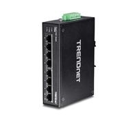 Trendnet TI-PG80 Commutateur Non-Géré L2 Gigabit Ethernet 8 ports RJ-45 PoE/PoE+ (200W) 10/100/1000 Mbps, Capacité 16 Gbit/s, Montage Mural, IP30, -40°C à 75°C
