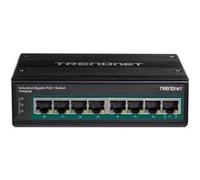 8-PORT INDUSTRIAL GIGABIT POE+ DIN-RAIL SWITCH (24-56V)
