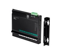 TRENDnet TI-PG80F - Industrial - commutateur - non géré - 8 x 10/100/1000 (PoE+) - Montage sur rail DIN, fixation murale - PoE+ (200 W) - Conformité TAA