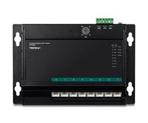 TRENDnet TI-PG80F - Industrial - commutateur - non géré - 8 x 10/100/1000 (PoE+) - Montage sur rail DIN, fixation murale - PoE+ (200 W) - Conformité TAA G