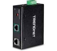 TRENDnet, TI-SG104, Répartiteur Industriel Gigabit UPoE, Deux Sorties d'alimentation CC, Montage sur Rail DIN ou Mural, Sortie de Tension réglable