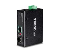 Trendnet TI-UF11SFP Convertisseur de Média Industriel UPoE PoE SFP vers Gigabit, IP30, -40°C à 75°C, 1000Base-T, SFP, Budget PoE 60W