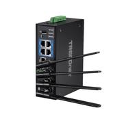 TRENDnet, TI-W100, Routeur Gigabit sans Fil Double Bande Industriel AC1200, Noir