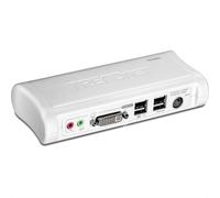 TrendNet TK-204UK KVM 2-Port DVI USB Switch mit Audio Kit