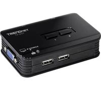 TRENDnet Commutateur KVM TK-207K - 2 ports VGA/USB - 1 utilisateur local - 2 câbles