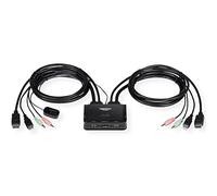 TRENDnet Switch KVM TK-220DPI DisplayPort 1.2 2 ports 4K UHD 60 Hz audio 3,5 mm