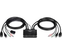 TrendNet TK-220DPi TRENDnet KVM Switch Kit 2-port 4K DisplayPort
