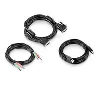 TRENDnet Kit de câble TK-CD15 KVM Audio USB DVI-I 4,5 m Noir