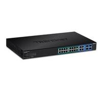 TPE 1620WSF - Commutateur - C2+ - intelligent - 16 x 10/100/1000 (PoE+) + 4 x SFP Gigabit partagé - Montable sur rack - PoE+ (370 W) - Conformité TAA