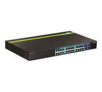 TRENDnet TPE-2840WS Commutateur POE+ 28 ports Gigabit Smart 24 PoE/PoE+ 4 SFP 195W
