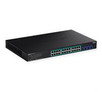 TRENDnet TPE-30284 Switch Gigabit 28 ports, Switch PoE+ Web Smart avec slots SFP+ 10G