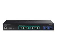 TRENDnet TPE 3102WS - commutateur - 10 ports - intelligent - Montable sur rack - Conformité TAA