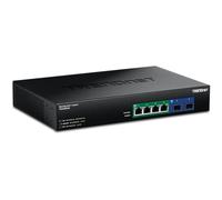TRENDnet, TPE-BG5062, Commutateur PoE++ 6 Ports 2,5 G GaN avec Ports SFP+ 10 G (240 W), 4 Ports PoE++ 2,5 G, 2 Ports SFP+ 10 G, 240 W, 60 Gbit/s