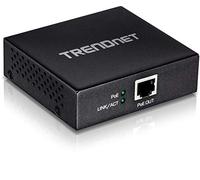 TRENDnet, TPE-E100, Répéteur/amplificateur Gigabit PoE+, 1 x Port d'entrée Gigabit PoE+, 1 x Port de Sortie Gigabit PoE, s'étend de 100 m pour Une Distance Totale jusqu'à 200 m (656 pi)