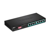 Trendnet TPE-LG80 commutateur réseau Non-géré Gigabit Ethernet (10/100/1000) Connexion Ethernet, supportant l'alimentation via ce port (PoE) Noir