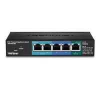 TRENDnet Commutateur EdgeSmart TPE-P521ES 5 ports Gigabit PoE+ Passage PoE Budget 18 W Noir