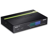 TRENDnet TPE-S50 Commutateur, Noir 5-Port (4 x 10/100 PoE | 1 x 10/100)