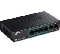 TrendNet TPE-S50 TRENDnet Switch 6 Port 10/100 L2 PoE 31W Metall