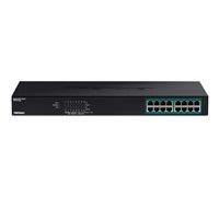 TRENDnet TPE TG160G - Commutateur - 16 x 10/100/1000 (PoE+) - Montable sur rack - PoE+ (246 W) - Conformité TAA