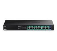 Switch PoE+ 26 ports - TRENDnet - TPE-TG262ES - 380 W budget PoE - 24 ports Gigabit - 2 ports SFP